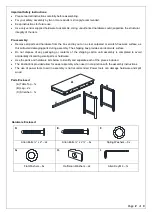 Предварительный просмотр 2 страницы Pottery Barn TOULOUSE Assembly Instructions