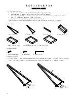 Pottery Barn WHITE BATH LADDER Assembly Manual предпросмотр