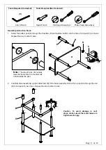 Предварительный просмотр 5 страницы PotteryBarn APOTHECARY SINK Assembly Instructions Manual