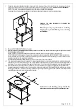 Предварительный просмотр 8 страницы PotteryBarn APOTHECARY SINK Assembly Instructions Manual