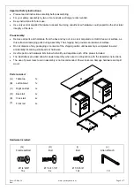 Предварительный просмотр 2 страницы PotteryBarn AVA DOUBLE PED DESK Quick Start Manual