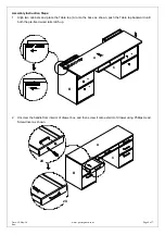 Предварительный просмотр 3 страницы PotteryBarn AVA DOUBLE PED DESK Quick Start Manual