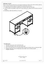 Предварительный просмотр 7 страницы PotteryBarn AVA DOUBLE PED DESK Quick Start Manual