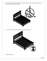 Предварительный просмотр 5 страницы PotteryBarn CLARA FULL BED Assembly Instructions Manual