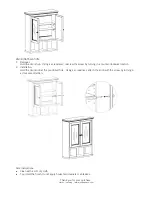 Предварительный просмотр 3 страницы PotteryBarn HOTEL DOUBLE DOOR CABINET Assembly Instructions