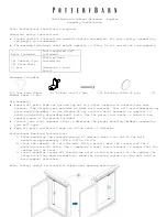 Предварительный просмотр 1 страницы PotteryBarn Hotel Medicine Cabinet Recessed Assembly Instructions