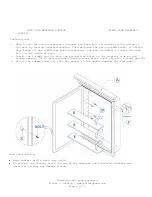 Предварительный просмотр 2 страницы PotteryBarn Hotel Medicine Cabinet Recessed Assembly Instructions