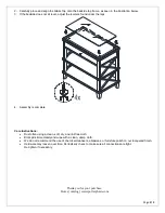 Предварительный просмотр 3 страницы PotteryBarn LATTICE BEDSIDE WIDE Assembly Instructions