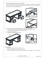 Предварительный просмотр 4 страницы PotteryBarn LIVINGSTON LARGE DESK Assembly Instructions Manual