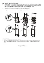 Предварительный просмотр 2 страницы PotteryBarn Over the Door Vanity Station Mounting Instructions