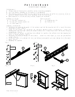 Предварительный просмотр 1 страницы PotteryBarn Stinson Wall Cabinet Manual