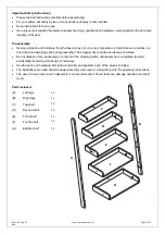 Предварительный просмотр 2 страницы PotteryBarn Studio Wall Shelf Assembly Instructions Manual