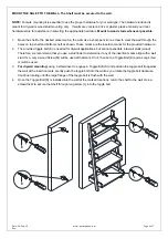 Предварительный просмотр 6 страницы PotteryBarn Studio Wall Shelf Assembly Instructions Manual