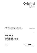 Предварительный просмотр 1 страницы Pottinger EUROHIT 58 N Operating Instructions Manual