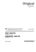 Pottinger EUROTOP 380 FH Operating Instructions Manual preview