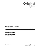 Pottinger LION 4000 Operator'S Manual предпросмотр