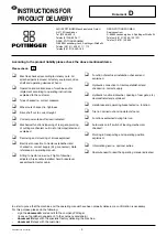 Preview for 3 page of Pottinger PRIMO 350 Operator'S Manual