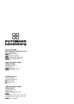 Preview for 216 page of Pottinger ROLLPROFI 6165 Operator'S Manual