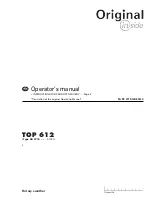 Pottinger TOP 612 Operator'S Manual предпросмотр