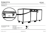 Предварительный просмотр 15 страницы Pottker Drawers table V3 Assembly Instruction Manual