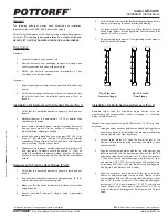 pottorff BD-50-SS Installation Instructions preview