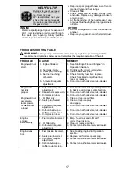 Предварительный просмотр 17 страницы Poulan Pro 115156126 Instruction Manual