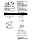 Предварительный просмотр 14 страницы Poulan Pro 115249426 Instruction Manual