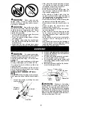 Preview for 8 page of Poulan Pro 115270526 Instruction Manual