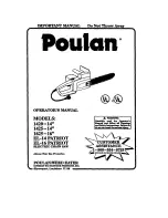 Poulan Pro 1420 Operator'S Manual preview