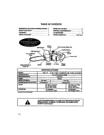 Preview for 2 page of Poulan Pro 1420 Operator'S Manual