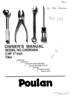 Poulan Pro 159399 Owner'S Manual preview