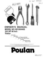 Poulan Pro 159759 Owner'S Manual preview