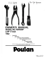 Poulan Pro 163661 Owner'S Manual preview