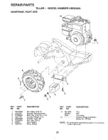 Preview for 23 page of Poulan Pro 164739 Owner'S Manual