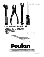 Poulan Pro 164744 Owner'S Manual preview