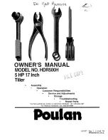 Poulan Pro 167577 Owner'S Manual preview