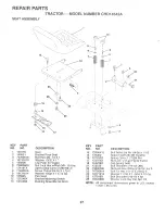 Предварительный просмотр 35 страницы Poulan Pro 168301 Owner'S Manual