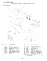 Предварительный просмотр 38 страницы Poulan Pro 168737 Owner'S Manual