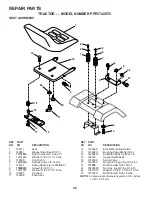 Предварительный просмотр 36 страницы Poulan Pro 173282 Owner'S Manual