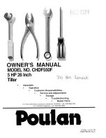 Poulan Pro 174102 Owner'S Manual preview