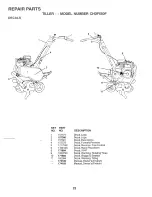 Предварительный просмотр 22 страницы Poulan Pro 174102 Owner'S Manual