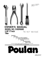 Poulan Pro 174222 Owner'S Manual preview