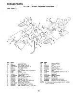 Предварительный просмотр 24 страницы Poulan Pro 174222 Owner'S Manual