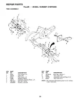 Предварительный просмотр 25 страницы Poulan Pro 174222 Owner'S Manual