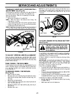 Preview for 21 page of Poulan Pro 178085 Owner'S Manual