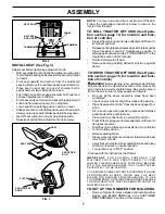 Preview for 7 page of Poulan Pro 178112 Owner'S Manual