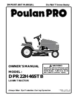 Poulan Pro 178249 Owner'S Manual предпросмотр