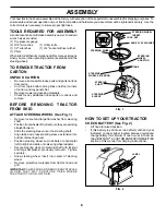 Предварительный просмотр 6 страницы Poulan Pro 178249 Owner'S Manual