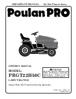 Poulan Pro 178493 Owner'S Manual preview