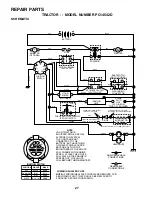 Предварительный просмотр 27 страницы Poulan Pro 179414 Owner'S Manual